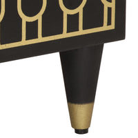 Comodino 40x33x46 cm in Legno Massello di Mango 358316