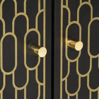 Credenza 60x33x75 cm in Legno Massello di Mango 358322