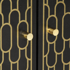 Credenza 60x33x75 cm in Legno Massello di Mango 358322