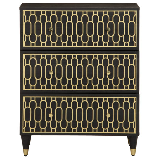 Credenza 60x33x75 cm in Legno Massello di Mango 358323