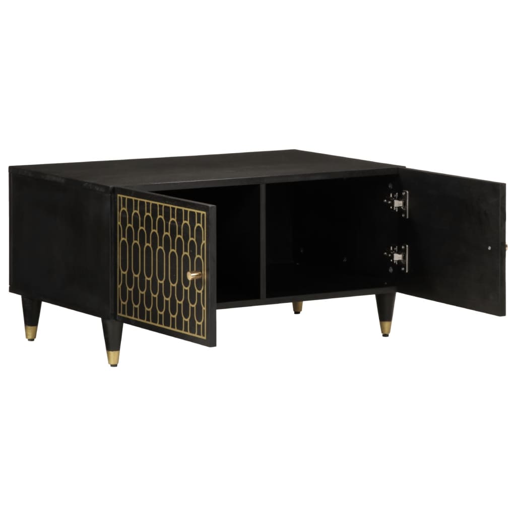 Tavolino da Salotto-Tavolino da soggiorno-Tavolo 80x50x40 cm Legno Massello di Mango 566853