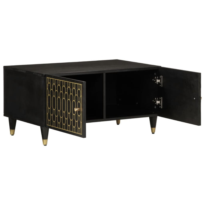 Tavolino da Salotto-Tavolino da soggiorno-Tavolo 80x50x40 cm Legno Massello di Mango 566853