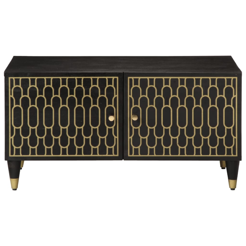 Tavolino da Salotto-Tavolino da soggiorno-Tavolo 80x50x40 cm Legno Massello di Mango 566853