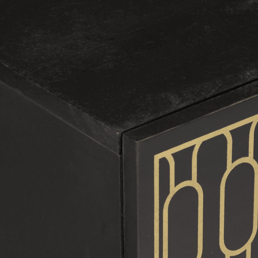 Comodino 50x33x60 cm in Legno Massello di Mango 358329