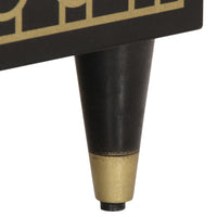 Comodino-Tavolino da notte 50x33x60 cm in Legno Massello di Mango 364860