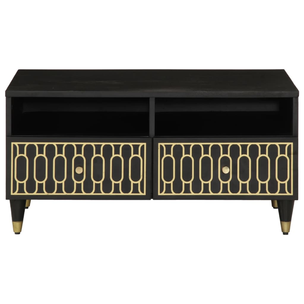 Tavolino da Salotto 80x54x40 cm in Legno Massello di Mango 358333