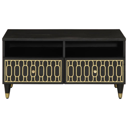 Tavolino da Salotto 80x54x40 cm in Legno Massello di Mango 358333