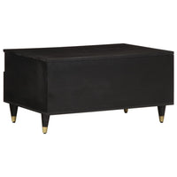 Tavolino da Salotto-Tavolino da soggiorno-Tavolo 80x54x40 cm in Legno Massello di Mango 991542