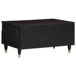 Tavolino da Salotto-Tavolino da soggiorno-Tavolo 80x54x40 cm in Legno Massello di Mango 991542