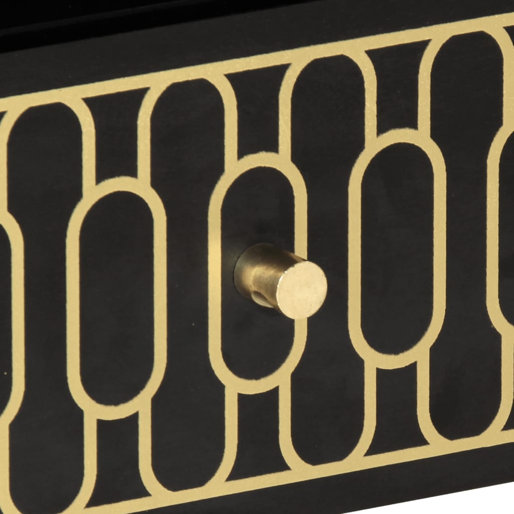 Tavolino da Salotto-Tavolino da soggiorno-Tavolo 80x54x40 cm in Legno Massello di Mango 991542