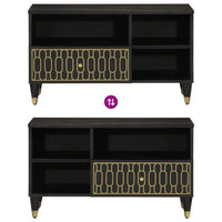 Mobile Porta TV 80x33x46 cm in Legno Massello di Mango 358337