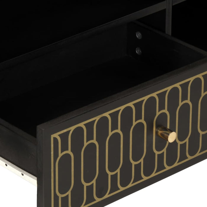 Mobile Porta TV 80x33x46 cm in Legno Massello di Mango 358337