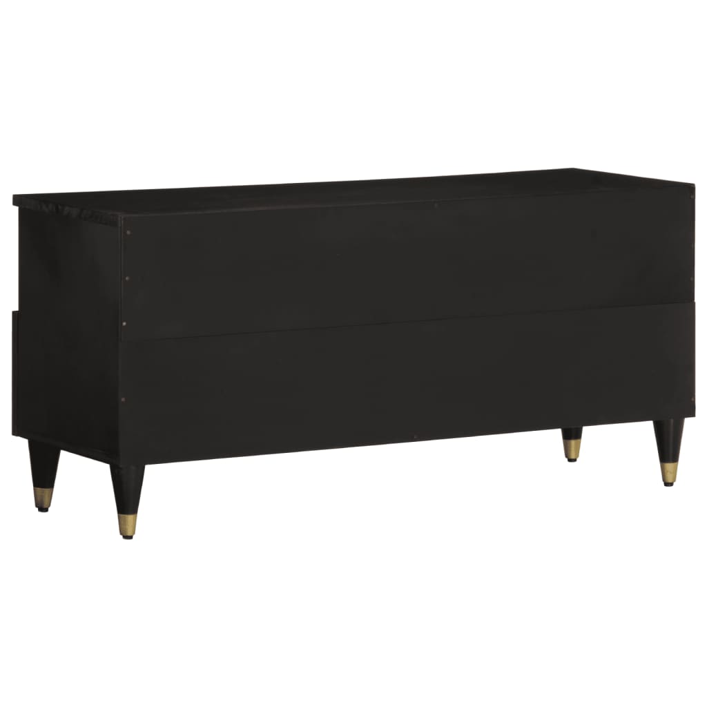 Mobile Porta TV-Mobile per TV-Credenza TV 100x33x46 cm in Legno Massello di Mango 482407