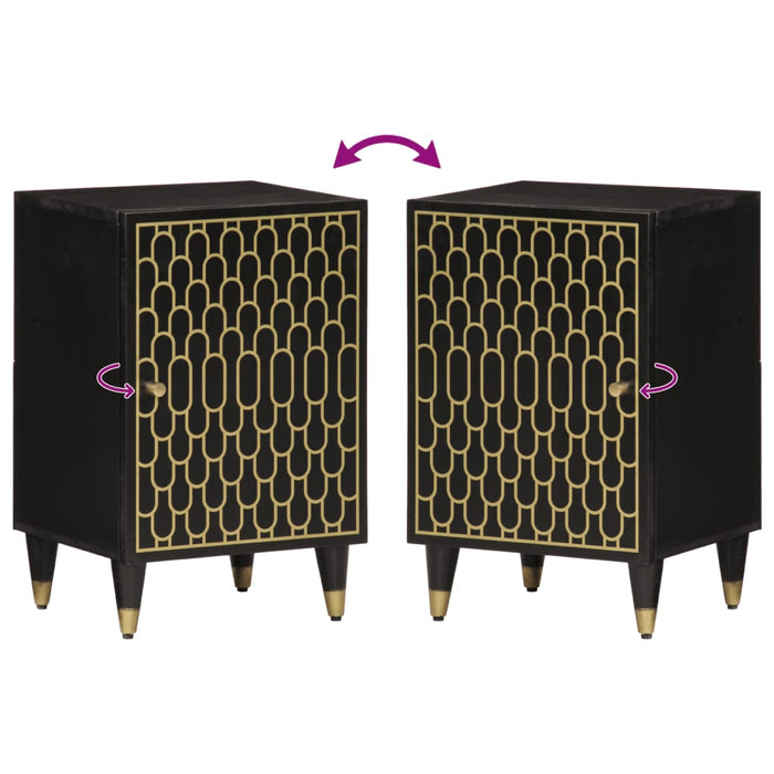 Mobile da Bagno 38x33x58 cm in Legno Massello di Mango 358341