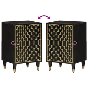 Mobile da Bagno 38x33x58 cm in Legno Massello di Mango