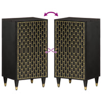 Credenza-Buffet-Armadio da cucina 40x33x75 cm in Legno Massello di Mango 243650