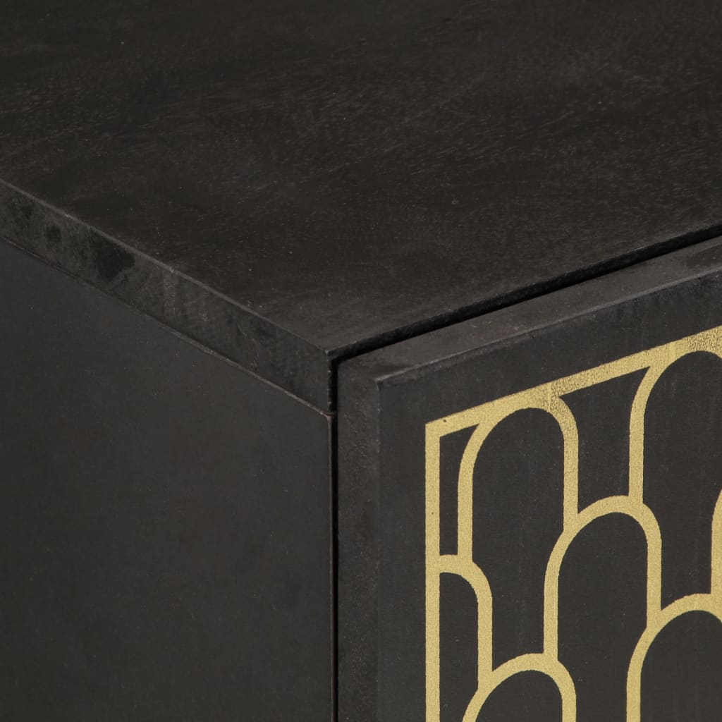 Credenza-Buffet-Armadio da cucina 40x33x75 cm in Legno Massello di Mango 243650