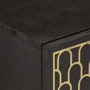 Credenza-Buffet-Armadio da cucina 40x33x75 cm in Legno Massello di Mango 243650