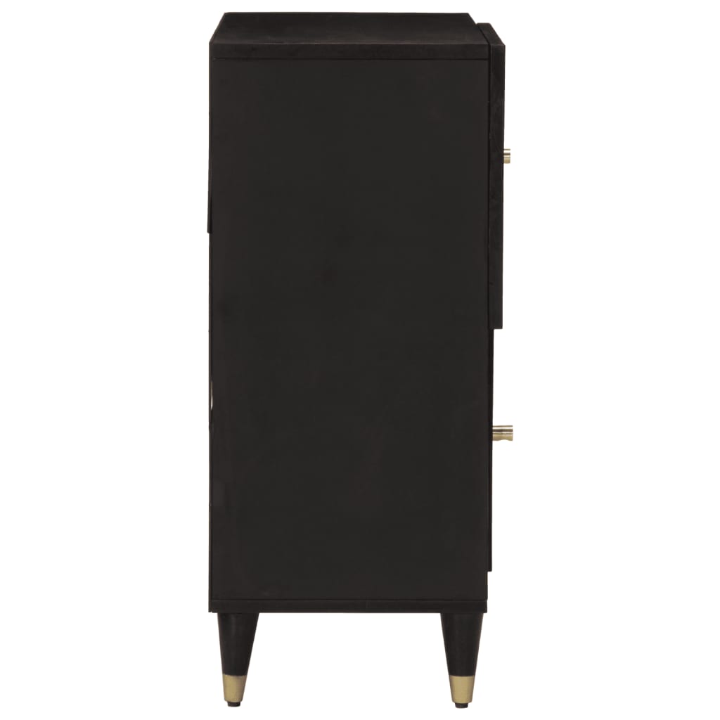 Credenza 80x33x75 cm in Legno Massello di Mango