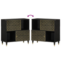 Credenza 80x33x75 cm in Legno Massello di Mango 358347