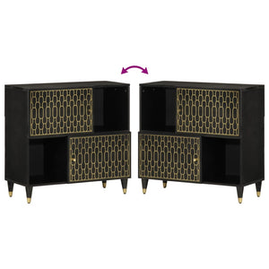 Credenza 80x33x75 cm in Legno Massello di Mango 358347