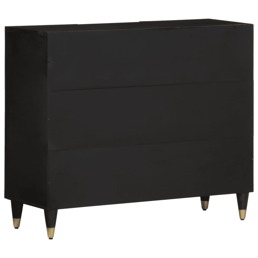 Credenza 90x33x75 cm in Legno Massello di Mango 358348