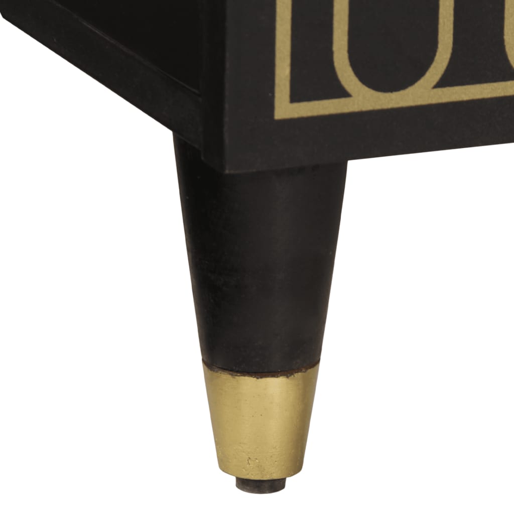 Credenza 90x33x75 cm in Legno Massello di Mango 358348