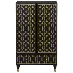 Credenza-Buffet-Armadio da cucina 60x33x110 cm in Legno Massello di Mango 255535