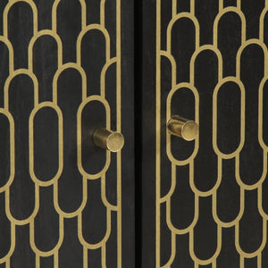 Credenza 60x33x110 cm in Legno Massello di Mango 358350