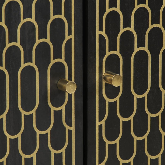 Credenza 60x33x110 cm in Legno Massello di Mango 358350