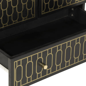 Credenza-Buffet-Armadio da cucina 60x33x110 cm in Legno Massello di Mango 255535