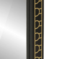 Specchio da Bagno 50x70x2,5 cm Legno Massello di Mango e Vetro