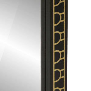 Specchio da Bagno 50x70x2,5 cm Legno Massello di Mango e Vetro