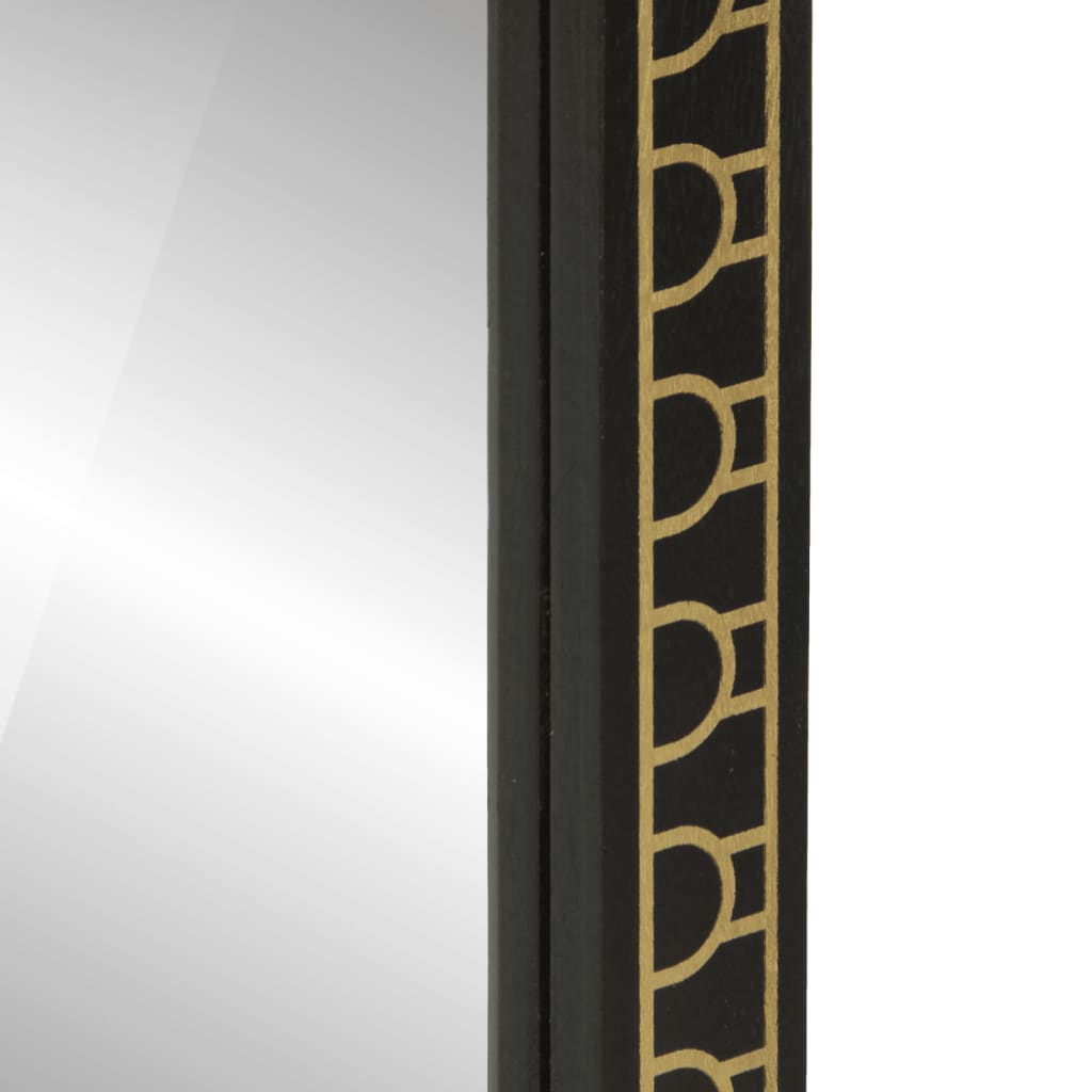 Specchio da bagno-Specchio per Bagno 50x70x2,5 cm Legno Massello di Mango e Vetro 184696