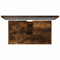 vidaXL Set Mobili da Bagno 2 pz Rovere Fumo in Legno Multistrato