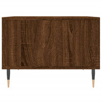 Tavolino da Salotto Rovere Marrone 60x50x36,5 cm in Multistrato