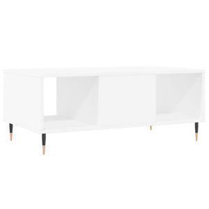 Tavolino da Salotto Bianco 90x50x36,5 cm in Legno Multistrato 830580