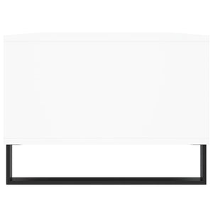 Tavolino da Salotto Bianco 90x50x36,5 cm in Legno Multistrato 830596
