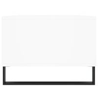 Tavolino da Salotto Bianco 90x50x36,5 cm in Legno Multistrato 830596