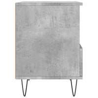 Comodini 2pz Grigio Cemento 40x35x50 cm in Legno Multistrato 830629
