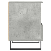 Comodini 2pz Grigio Cemento 40x35x50 cm in Legno Multistrato 830645