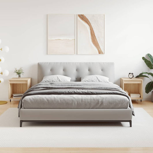 Comodini 2pz Rovere Sonoma 40x35x50 cm in Legno Multistrato 830707