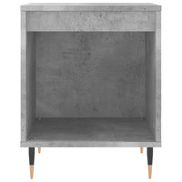 Comodini 2pz Grigio Cemento 40x35x50 cm in Legno Multistrato 830709