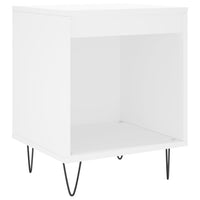Comodini 2pz Bianchi 40x35x50 cm in Legno Multistrato 830717