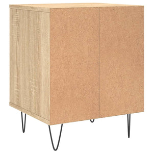 Comodini 2pz-Set di 2 Tavolino da notte Rovere Sonoma 40x35x50 cm in Legno Multistrato 394722