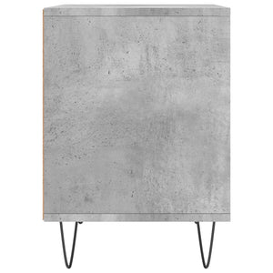 Comodini 2pz Grigio Cemento 40x35x50 cm in Legno Multistrato 830725