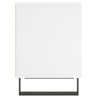 Comodino-Tavolino da notte Bianco 40x35x50 cm in Legno Multistrato 782736