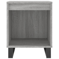 Comodini 2pz Grigio Sonoma 40x35x50 cm in Legno Multistrato 830745