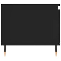 Tavolino da Salotto Nero 100x50x45 cm in Legno Multistrato 830821