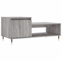 Tavolino da Salotto grigio sonoma 100x50x45cm Legno Multistratocod mxl 78818